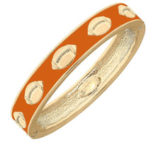 Load image into Gallery viewer, Enamel Football/ Helmet Bangles