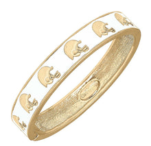 Load image into Gallery viewer, Enamel Football/ Helmet Bangles