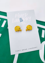 Load image into Gallery viewer, Football Helmet Earrings (5 colors available)
