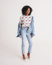 Load image into Gallery viewer, Football &amp; Donuts | Women&#39;s Lounge Cropped Tee