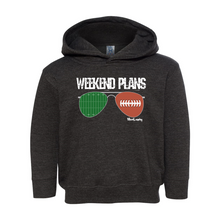 Load image into Gallery viewer, Football &quot;Weekend&quot; Plans | Toddler Pullover Fleece Hoodie