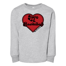Load image into Gallery viewer, Love &amp; Basketball | Toddler Long Sleeve Tee