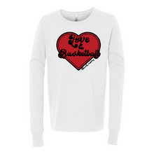 Load image into Gallery viewer, Love &amp; Basketball | Youth Long Sleeve Tee