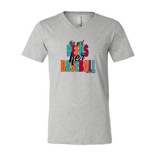 Load image into Gallery viewer, This Girl Needs Her Baseball | Unisex V-Neck Tee
