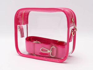 Small Clear Crossbody Purse  (7 colors available)