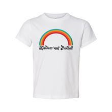 Load image into Gallery viewer, Kindness and Football Rainbow | Toddler Tee