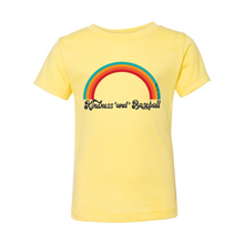Load image into Gallery viewer, Kindness and Baseball Rainbow | Toddler Tee