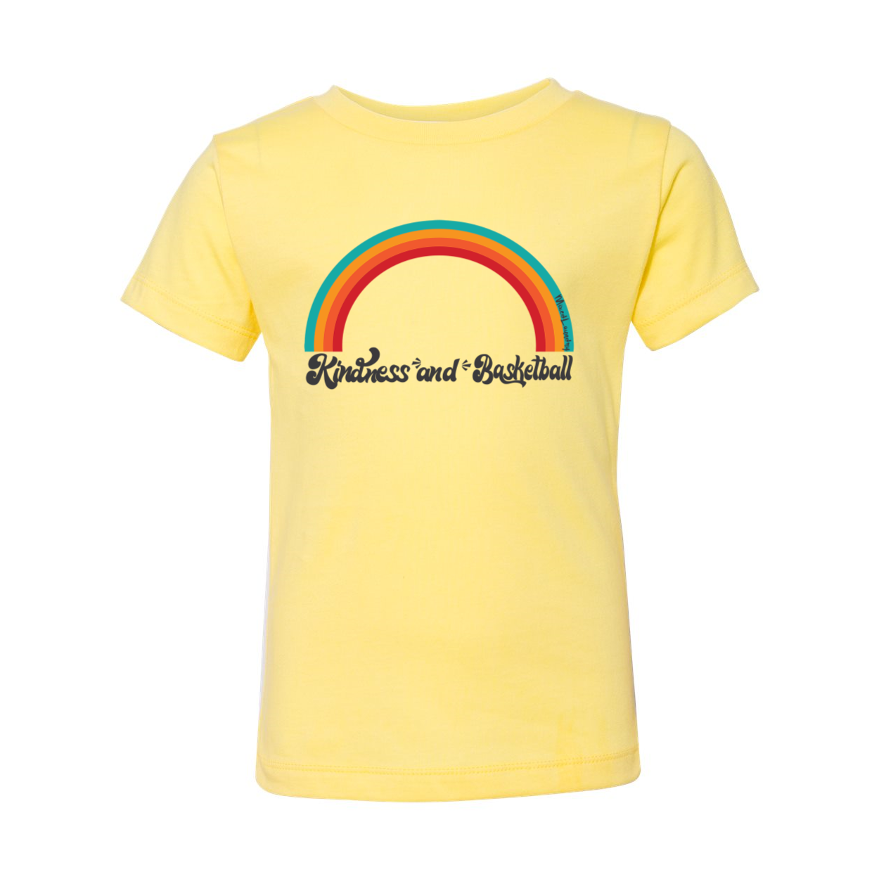 Kindness and Basketball Rainbow | Toddler Tee