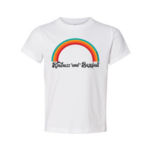 Load image into Gallery viewer, Kindness and Baseball Rainbow | Toddler Tee