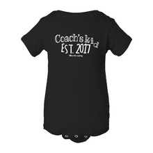 Load image into Gallery viewer, Custom Coach&#39;s Kid Est. | Infant Baby Bodysuit
