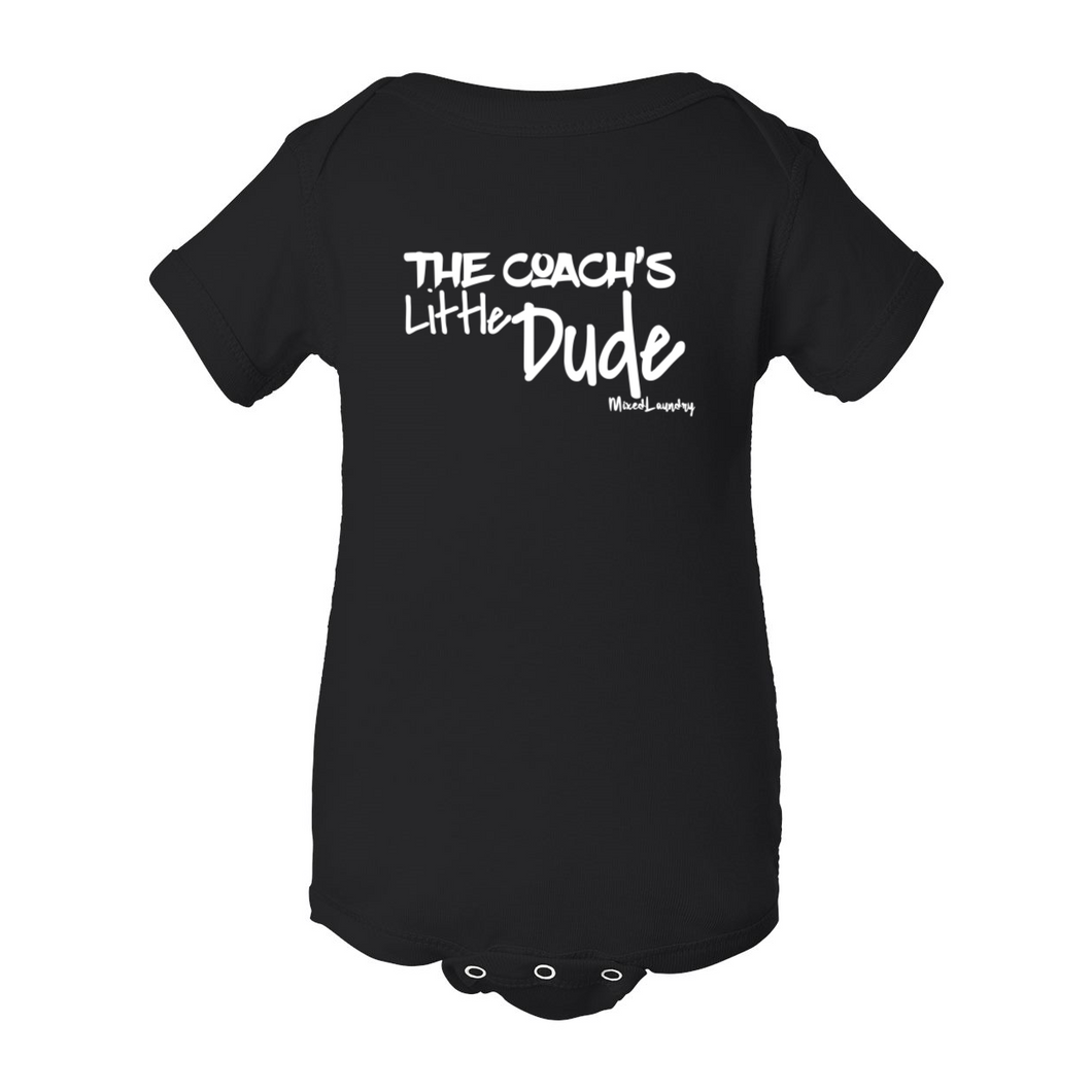 The Coach's Little Dude | Infant Baby Rib Bodysuit