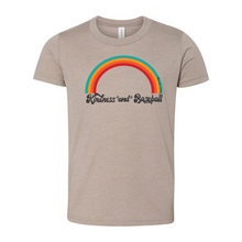 Load image into Gallery viewer, Kindness and Baseball Rainbow | Youth Tee