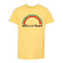 Load image into Gallery viewer, Kindness and Baseball Rainbow | Youth Tee