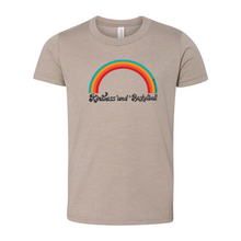 Load image into Gallery viewer, Kindness and Basketball Rainbow | Youth Unisex Tee