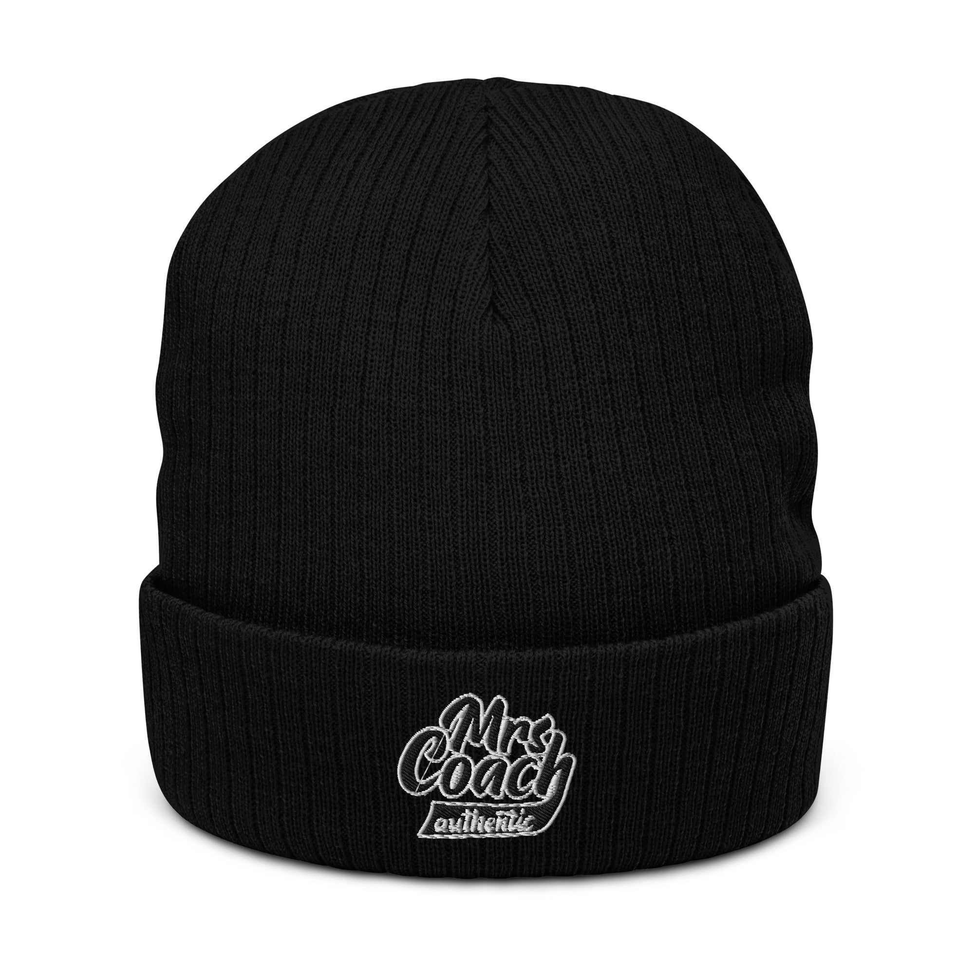 Authentic Coach Beanie Mrs Coach Authentic Embroidered | Ribbed knit beanie – Mixed  main image 3