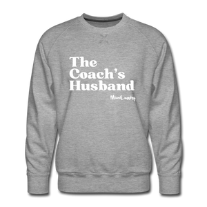 The Coach's Husband | Men’s Crewneck Sweatshirt - heather grey