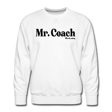 Load image into Gallery viewer, Mr. Coach | Men’s Crewneck Sweatshirt - white