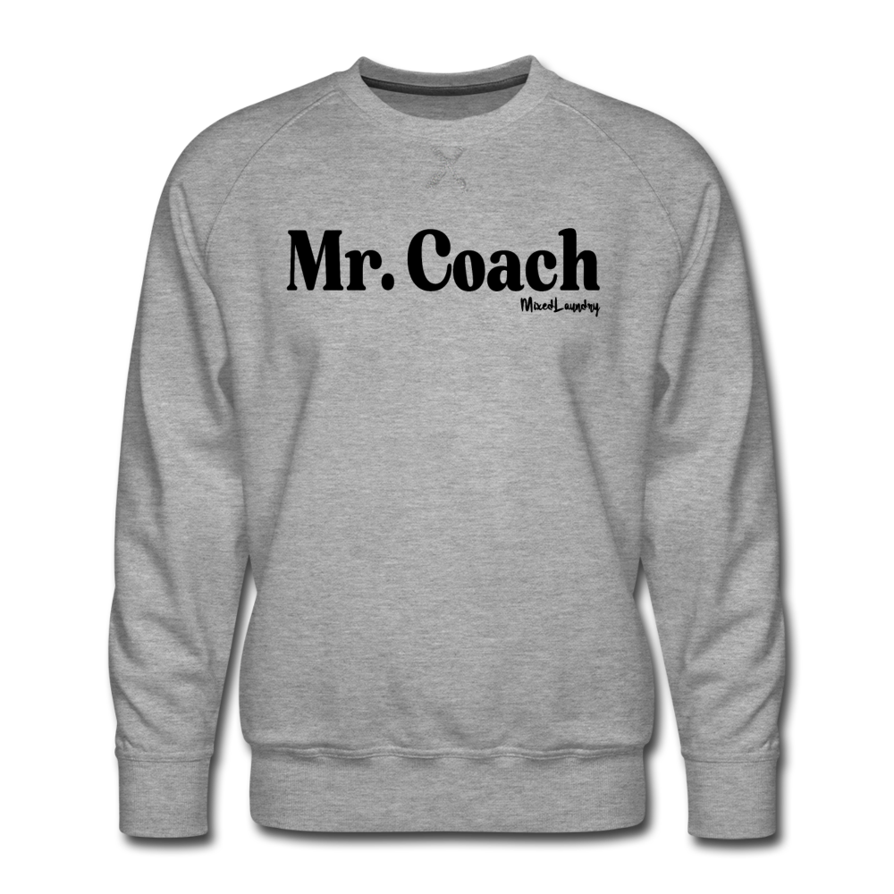 Mr. Coach | Men’s Crewneck Sweatshirt - heather grey
