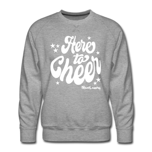 Here to Cheer | Unisex Sweatshirt - heather grey
