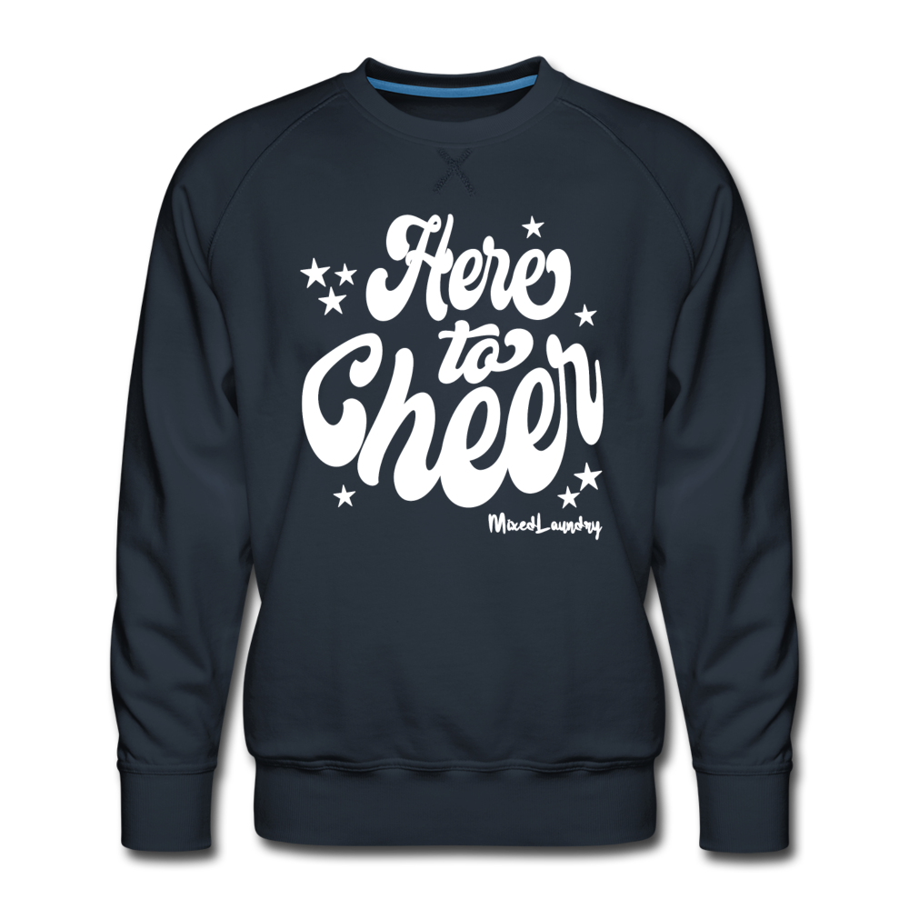Here to Cheer | Unisex Sweatshirt - navy