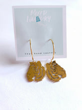 Load image into Gallery viewer, Mascot Dangle Earrings (Ram and Tiger)