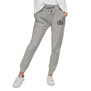 Mrs Coach Authentic Embroidered Unisex fleece sweatpants