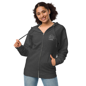 Mrs Coach Authentic Embroidered | Unisex fleece zip up hoodie