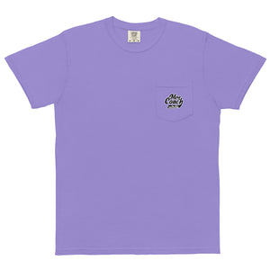 Mrs Coach Authentic Embroidered | Unisex garment-dyed pocket t-shirt