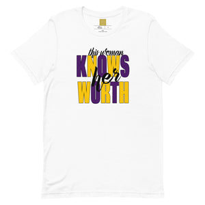 The Woman Knows Her Worth| Unisex t-shirt